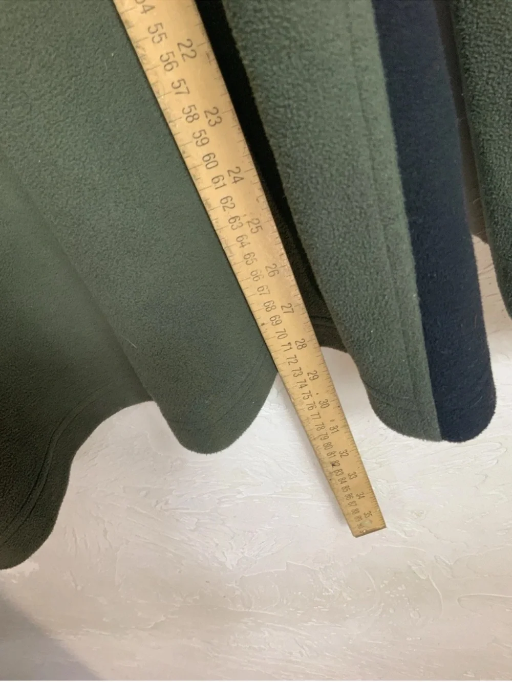 The North Face Men's Full Zip Fleece Jacket Olive Green Black XL Outerwear